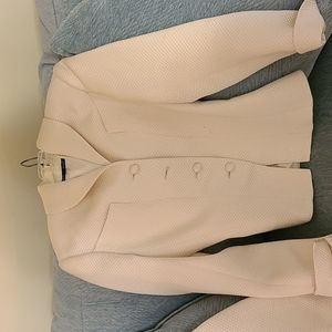 Nikolas Chugay cream designer suit, size 4